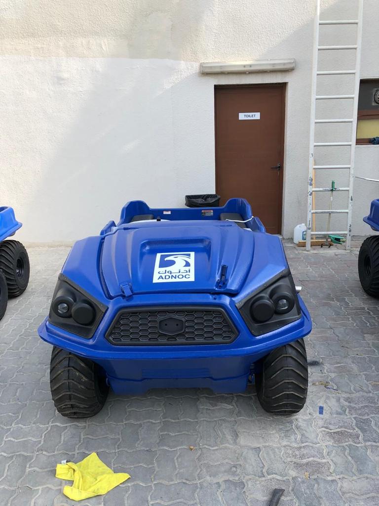 All terrain vehicle supplied to Adnoc logistics for oil spill response team.